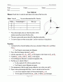 Force Table Lab Directions